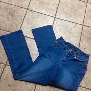 IMANI Flare & Boot Cut Jeans in Deep Blue